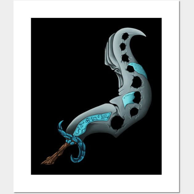 Curved sword Wall Art by thetomrog